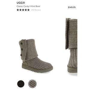 UGG classic cardy knit boot